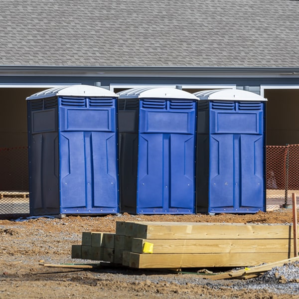 are there any restrictions on where i can place the porta potties during my rental period in Martell California